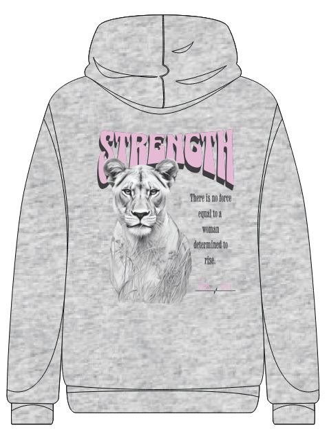GRIT “Strength” Lioness Hoodie